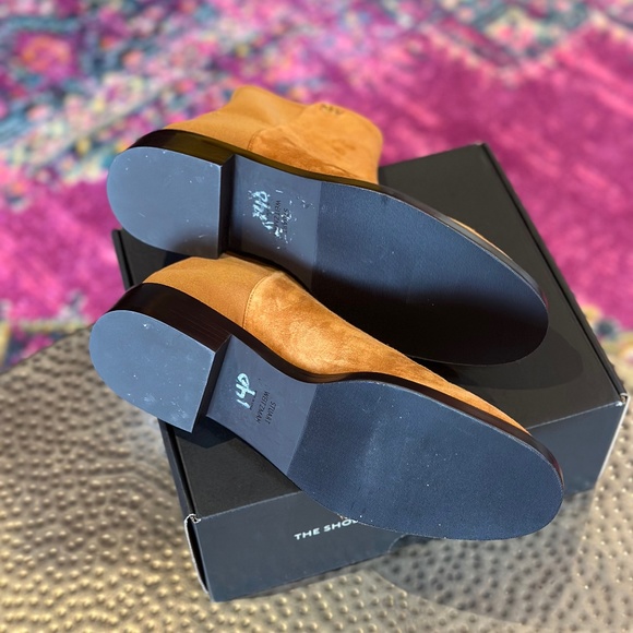 Stuart Weitzman Bold Suede Moto Ankle Boots size US Woman 6.5B - Picture 6 of 11